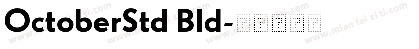 OctoberStd Bld字体转换